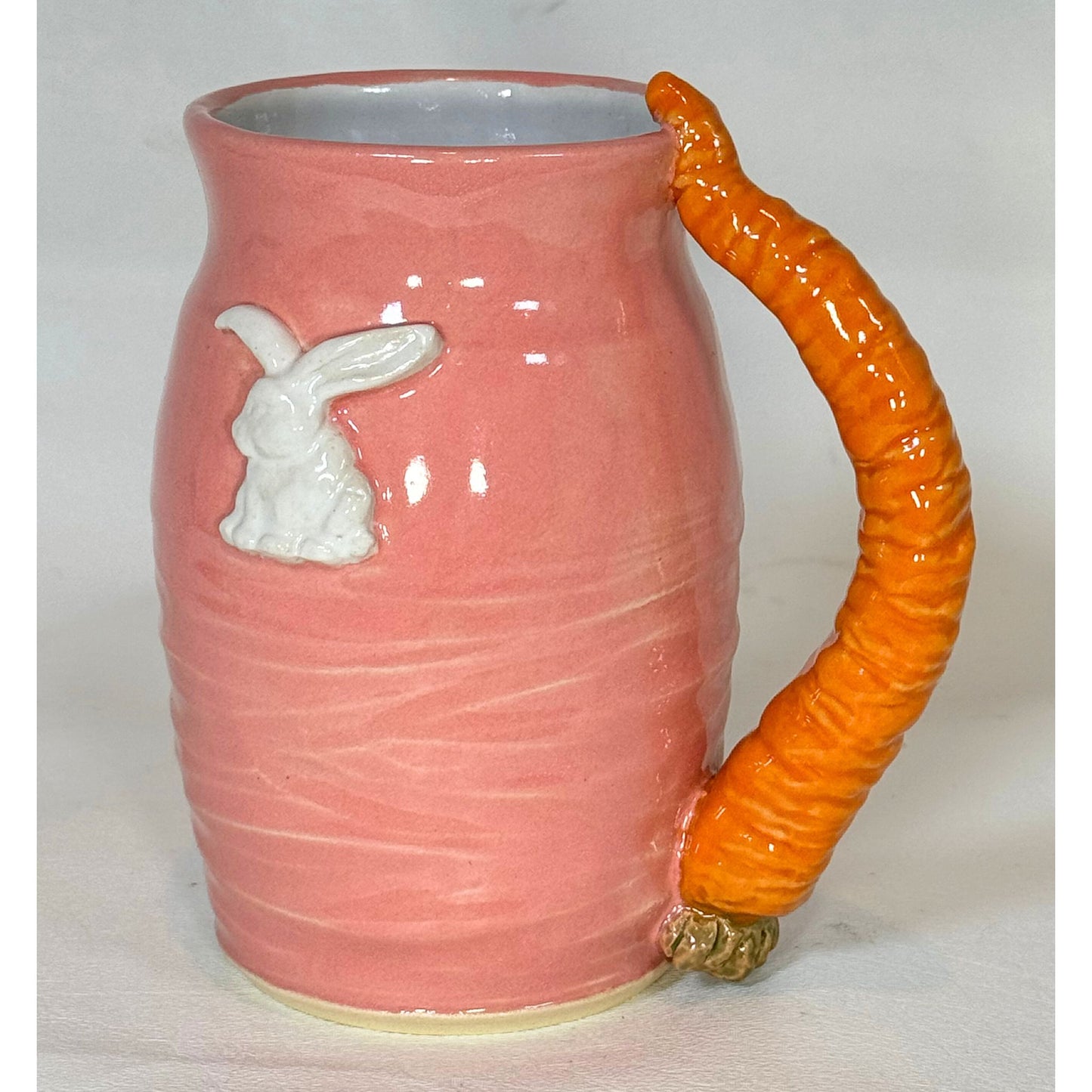 Rabbit / Carrot Mug ( Pink)