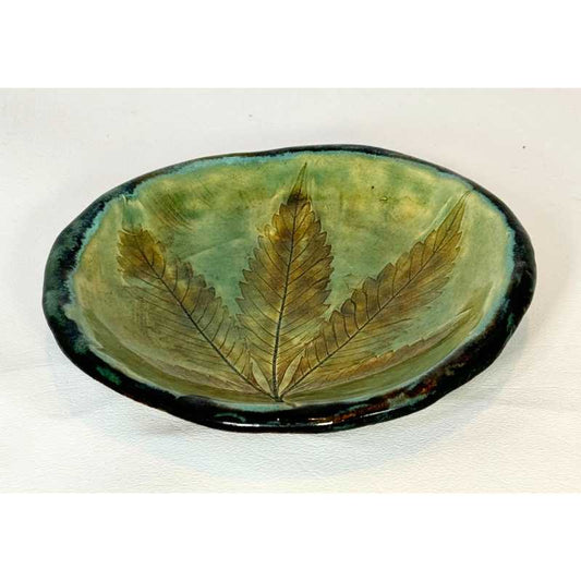 Leaf Plate (small green)