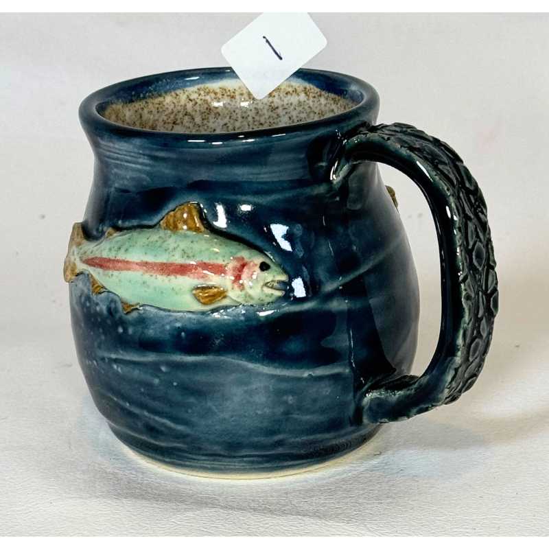 Rainbow Trout Mug (Blue)