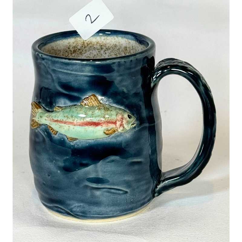 Rainbow Trout Mug (Blue)